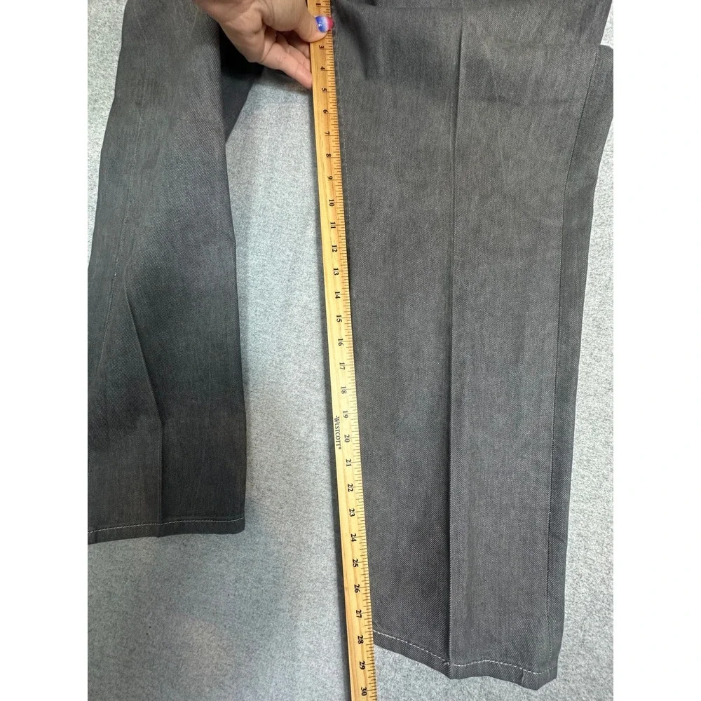 Levis 569 Loose Straight Jean 34x30 (28 ins) Gray Black Denim Wide Leg Skater